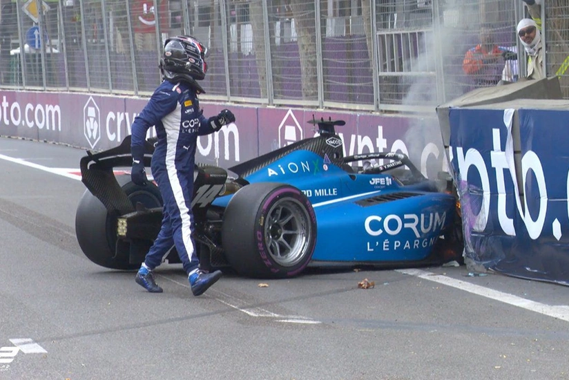 "Formula 2": Bakıda daha bir qəza baş verib