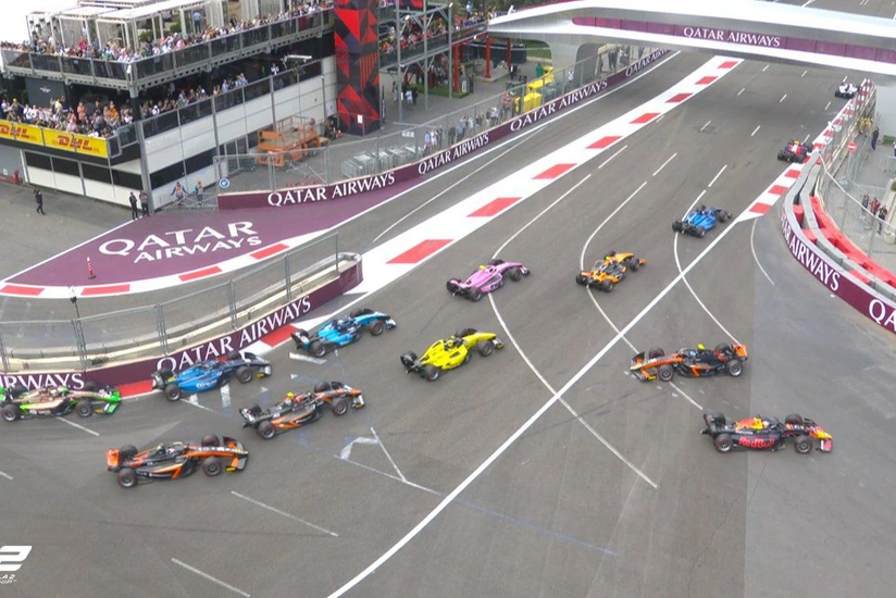 "Formula 2": Beş pilot Bakıdakı sprint yarışında mübarizəni dayandırıb