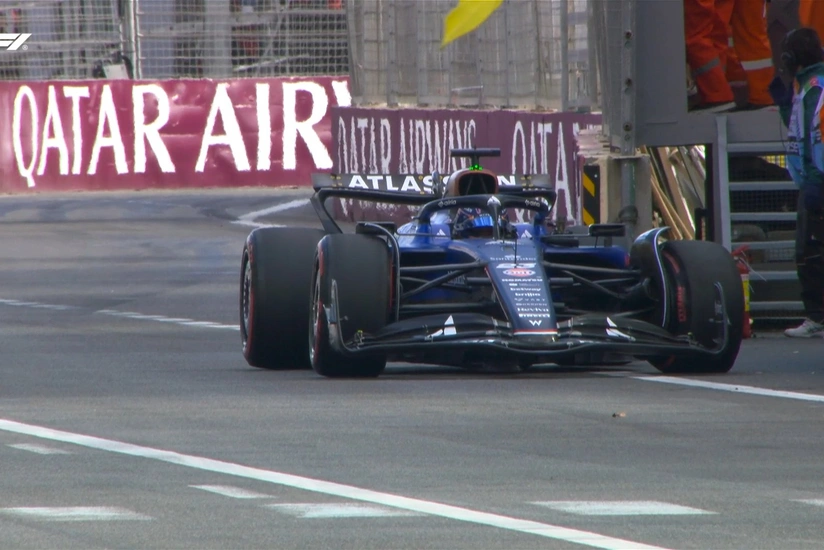 "Formula 1": Bakıdakı sıralama turunda növbəti qəza baş verib