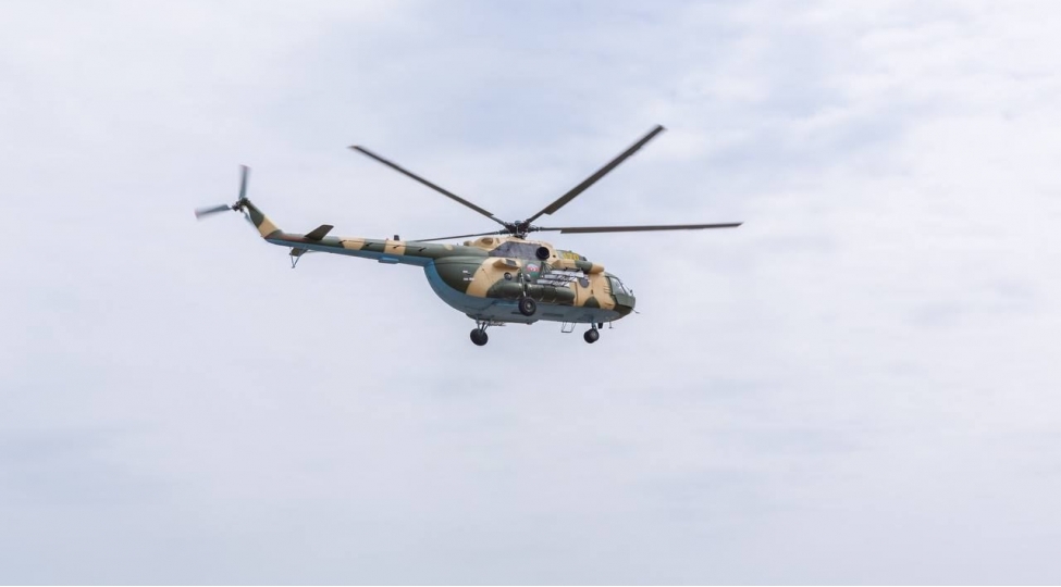 Ukrayna Ordusu Rusiyaya məxsus helikopteri vurub