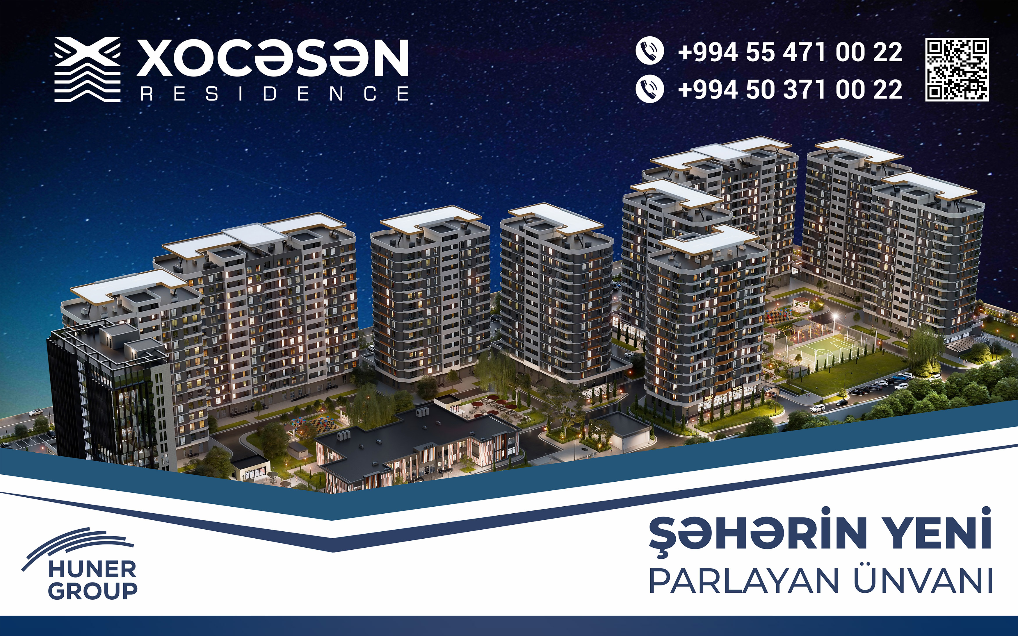 Huner Group-dan Bakıya dəyər qatan yeni layihə: Xocəsən Residence