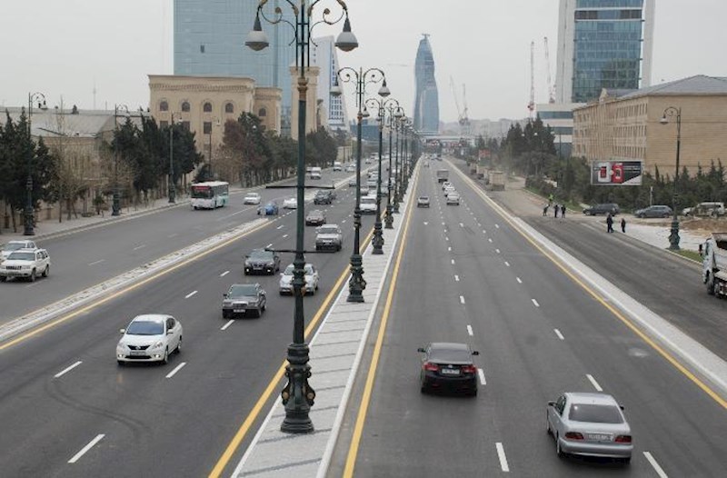 Bakının bu prospektində hərəkətin təşkilində dəyişiklik edilir