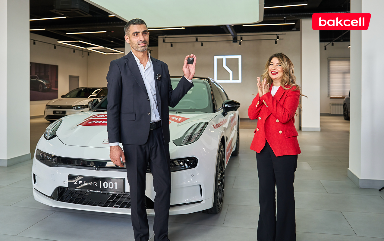 Bakcell lotereyasında ilk “Zeekr 001” qalibə təhvil verildi!