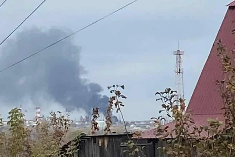 Ukrayna dronları Ufada neft emalı zavoduna zərbə endirib