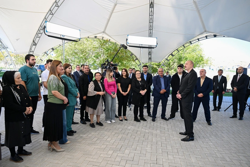 Prezident: Bu gün bütün Qarabağ və Şərqi Zəngəzur tikinti meydançasıdır