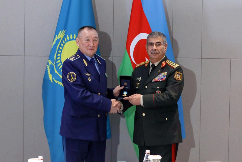 Qazaxıstanda Zakir Həsənova medal təqdim edilib