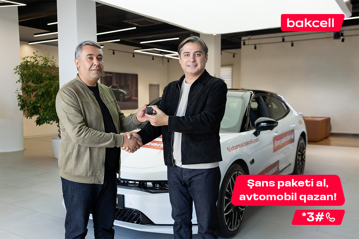 Bakcell-in meqa lotereyasında 4-cü avtomobil uduldu!