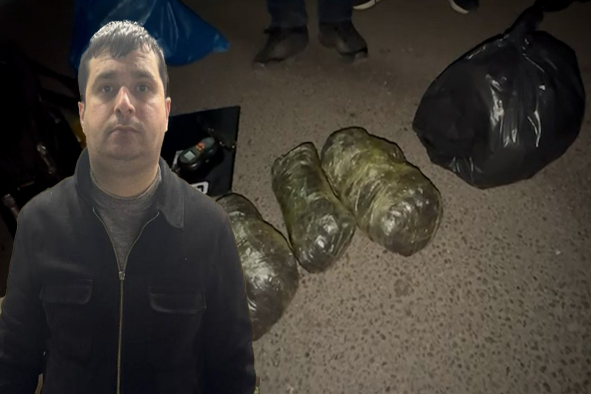 Bakıda 5 kq narkotiki satmaq istəyən şəxs tutulub