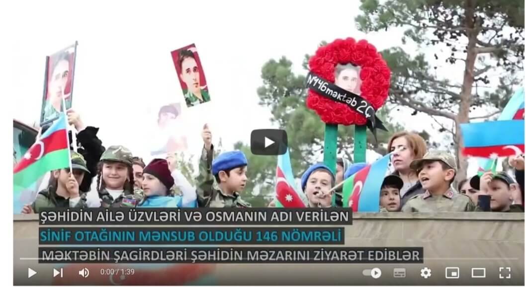 “Azəriqaz” rəhbərliyi şəhid Osman Manafovun anım günündə məzarını ziyarət ediblər