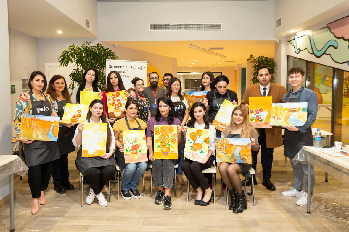 “Yelo Bank”da rəsm master-klası keçirildi