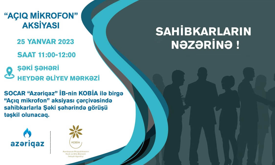 “Azəriqaz”ın sahibkarlarla növbəti görüşü Şəkidə keçiriləcək