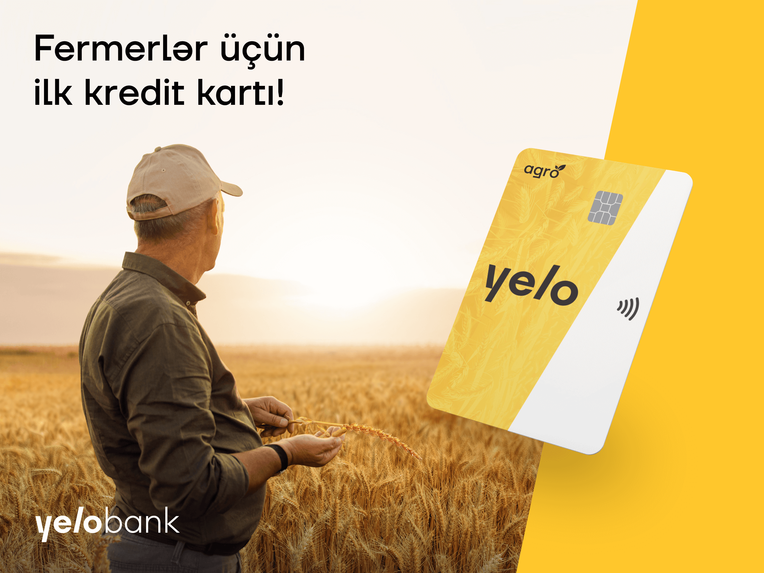 “Yelo Bank”dan fermerlər üçün ilk kredit kartı