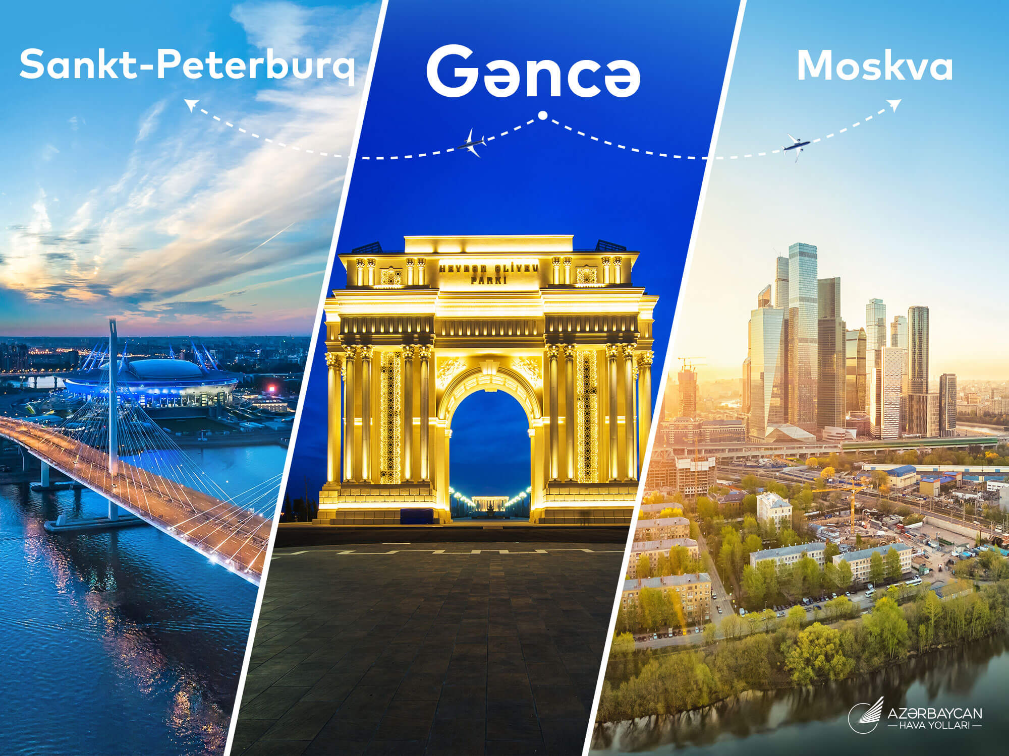 AZAL Gəncədən Moskva və Sankt-Peterburqa uçuşlar həyata keçirəcək