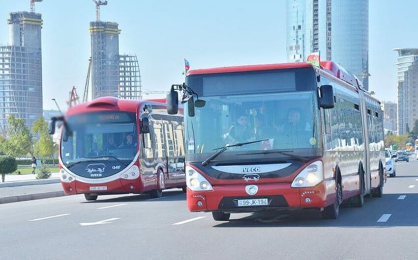 Bakıda bu avtobusların hərəkət sxemi dəyişdiriləcək