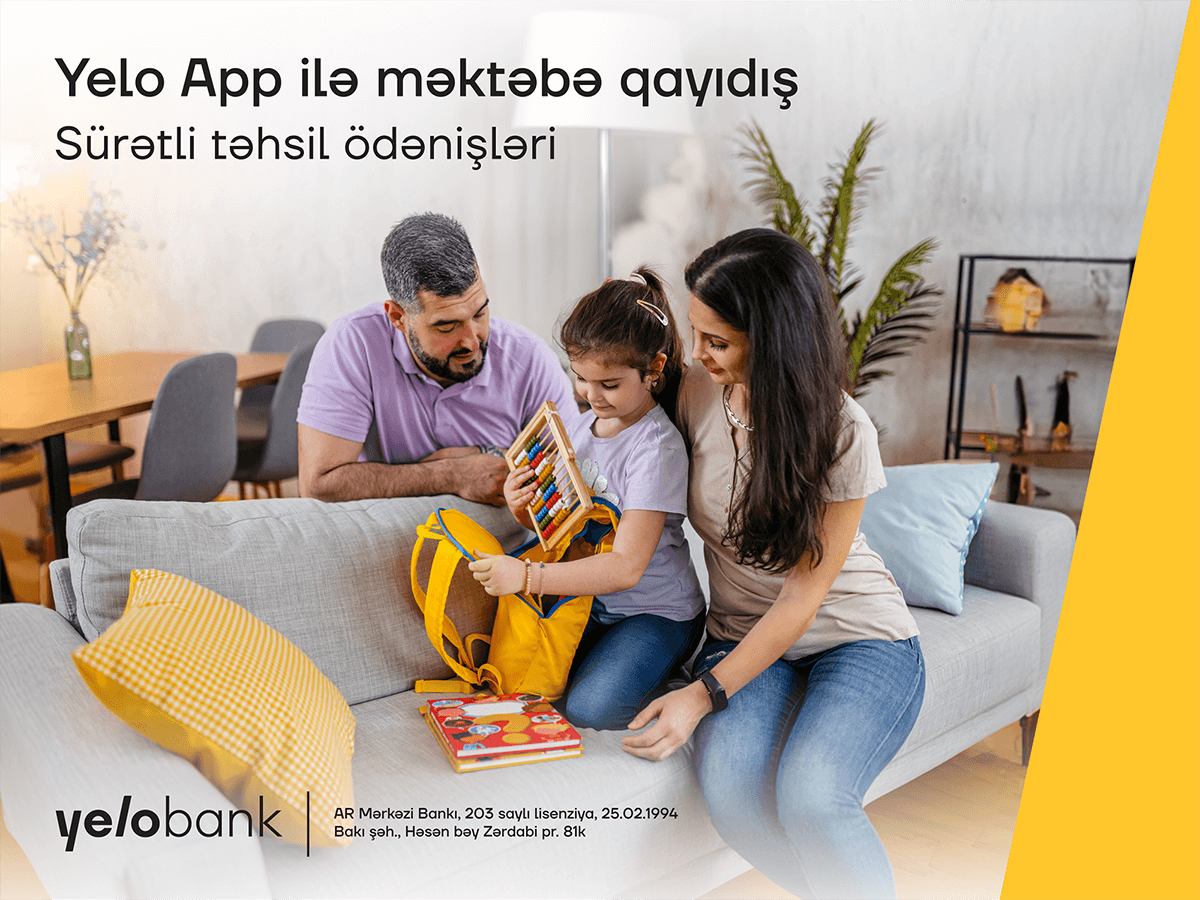 “Yelo App” ilə anında təhsil ödənişləri