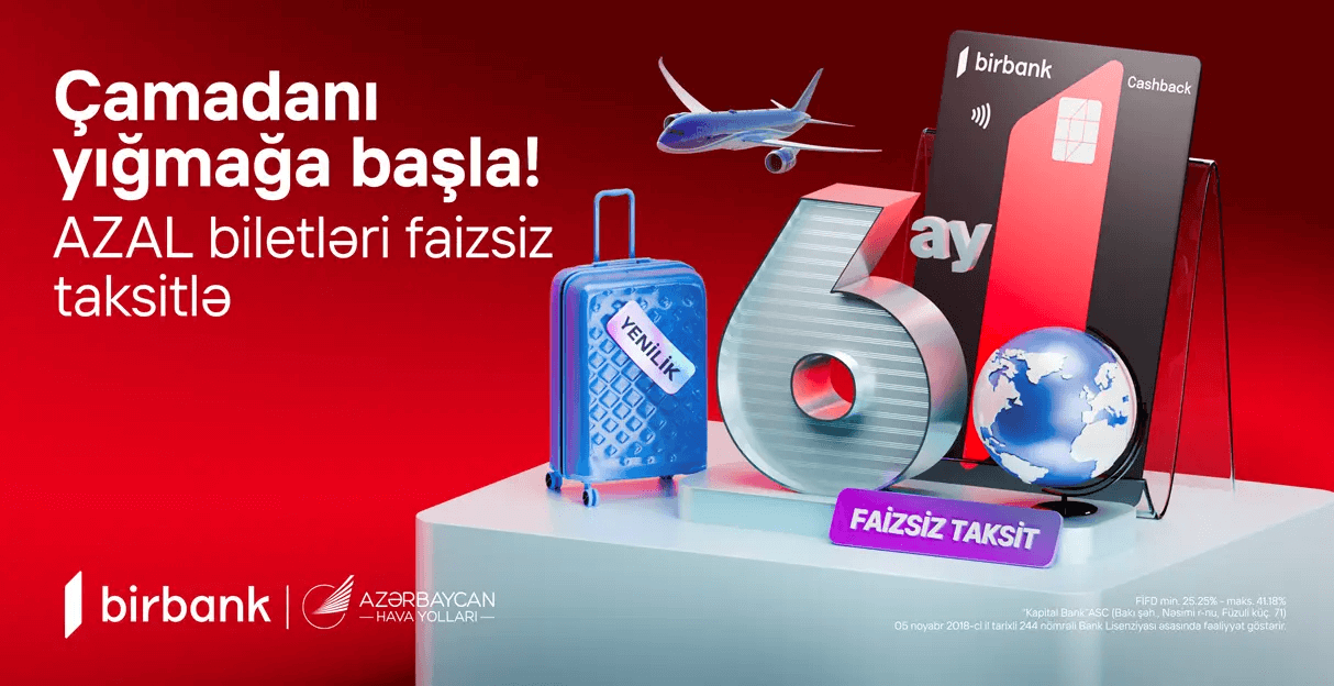 “Birbank” və AZAL-dan sərhədsiz səyahət imkanı