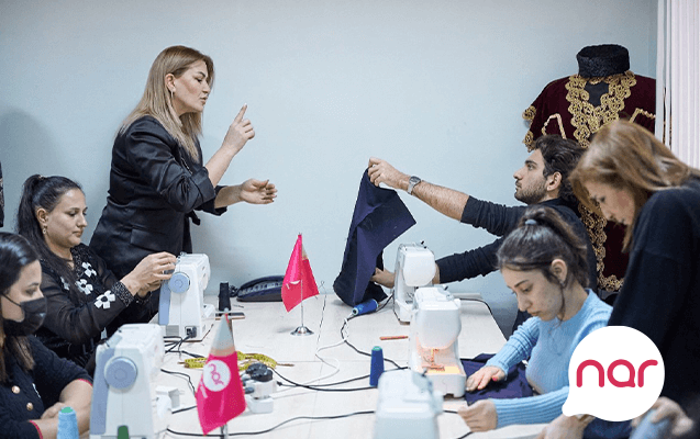 “Nar” nitq və eşitmə məhdudiyyətli şəxslər üçün peşə təlimlərinə dəstək olub