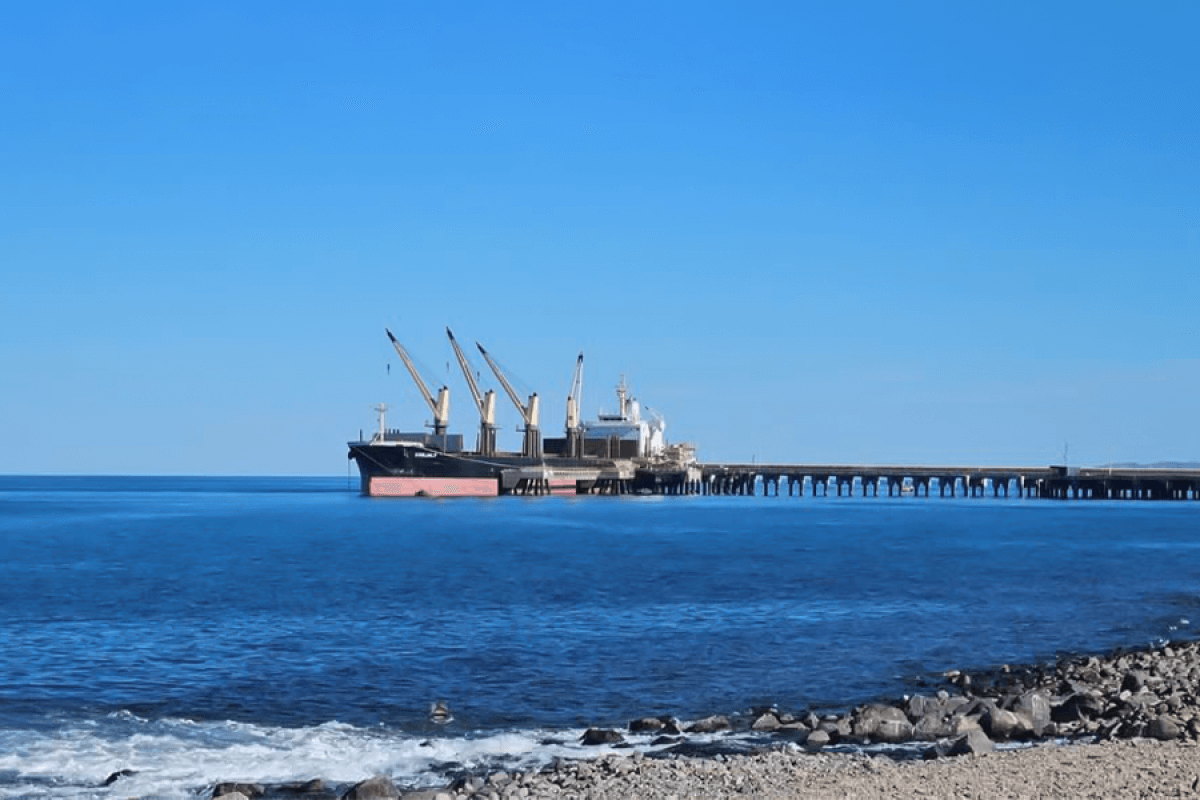 "Xocalı" gəmisi ABŞ-nin Santa Rosalia limanına yük çatdırıb