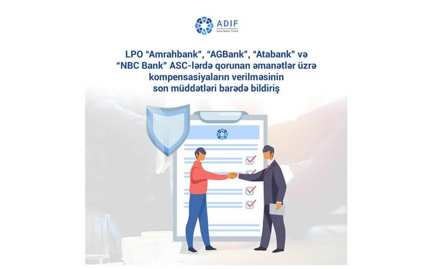 Bağlanmış 4 bankın əmanətçilərinin pullarını alması müddəti başa çatır