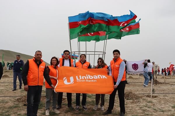 “Unibank” ağacəkmə aksiyasında iştirak edib