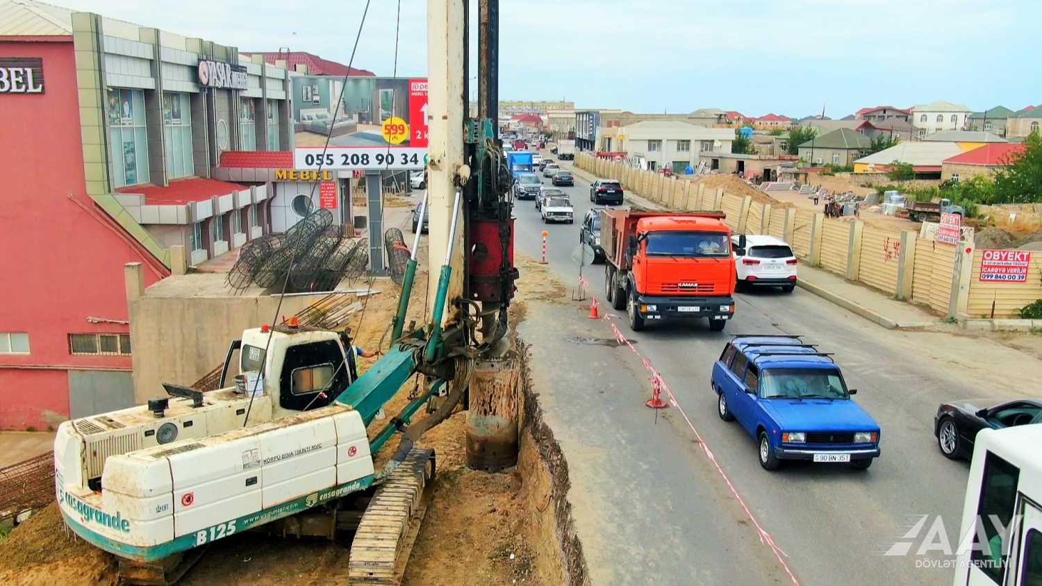 Sumqayıtla Abşeronu birləşdirən körpünün ətrafı genişləndirilir