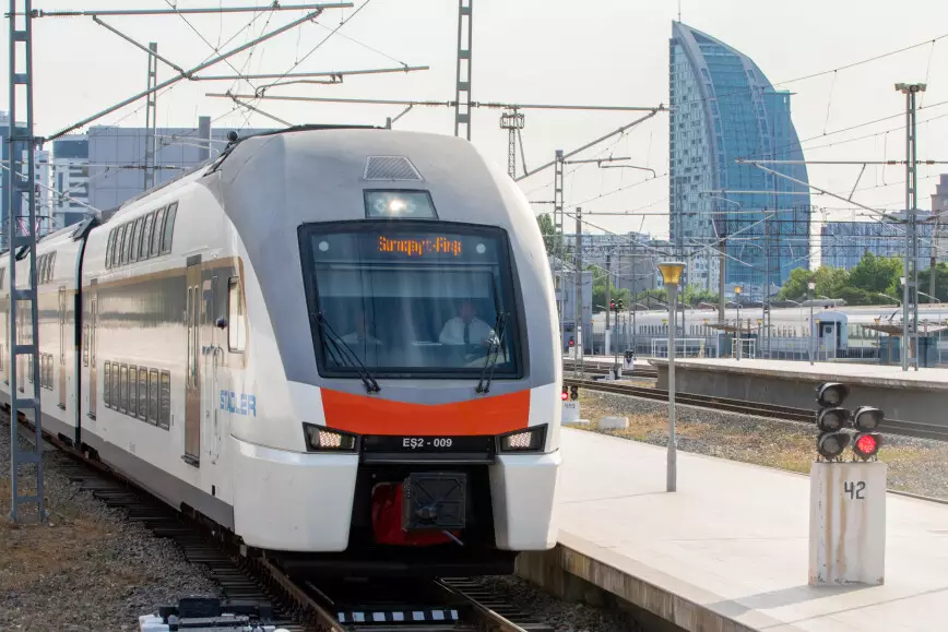 Dəmir Yolları ilə sərnişindaşıma 20 %-ə yaxın artıb