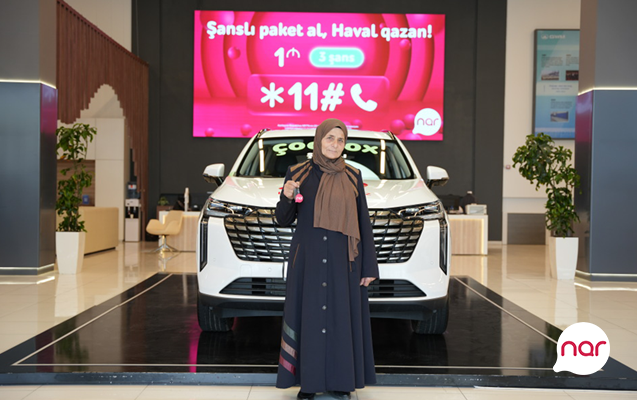 Zaqatala sakini "Nar"dan avtomobil qazanıb