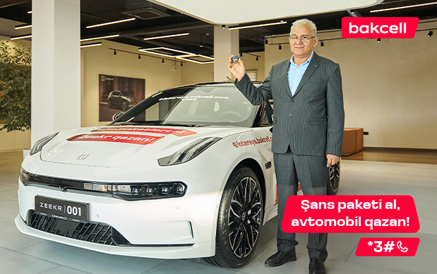 Bakcell-in lotereyasında 7-ci avtomobil sahibini tapdı!