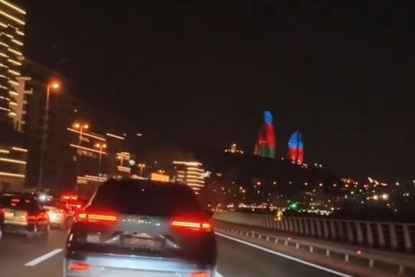 Bakıda nömrəsiz avtomobil idarə edən qazi saxlanılıb