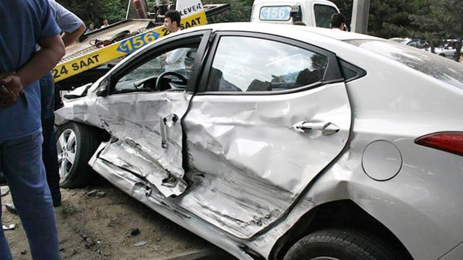 Bakı-Sumqayıt yolunda zəncirvari qəza olub, xəsarət alan var