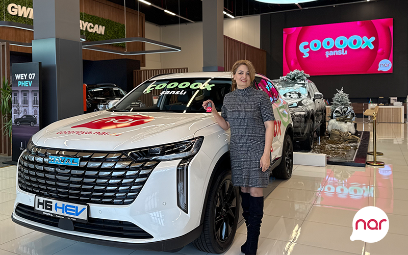 “Nar”ın “Çoox Şanslı” lotereyasında 7-ci avtomobil uduldu