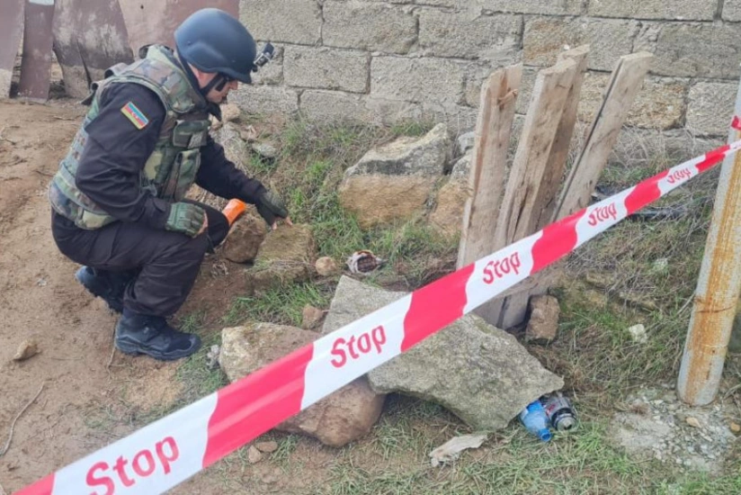 Xəzər rayonu ərazisində əl qumbarası aşkarlanıb