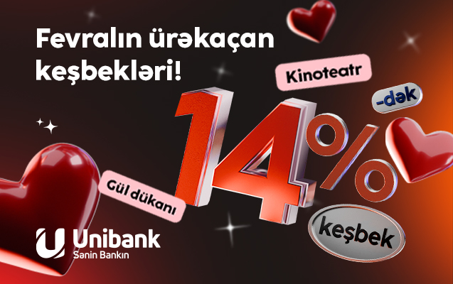 “Unibank” müştəriləri 4 milyon manatdan çox keşbek qazanıblar