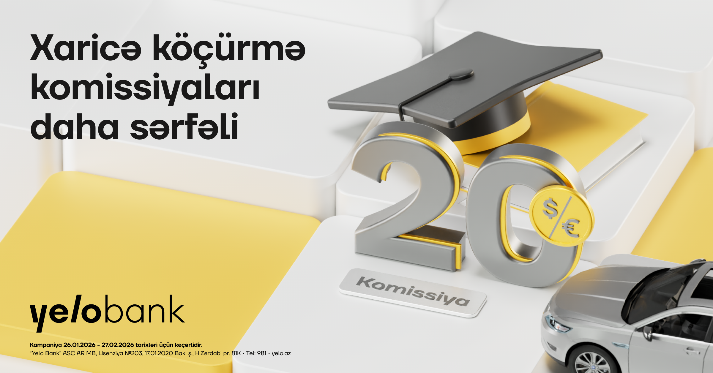 Minimal komissiya ilə xaricə köçürmə fürsətini qaçırma!