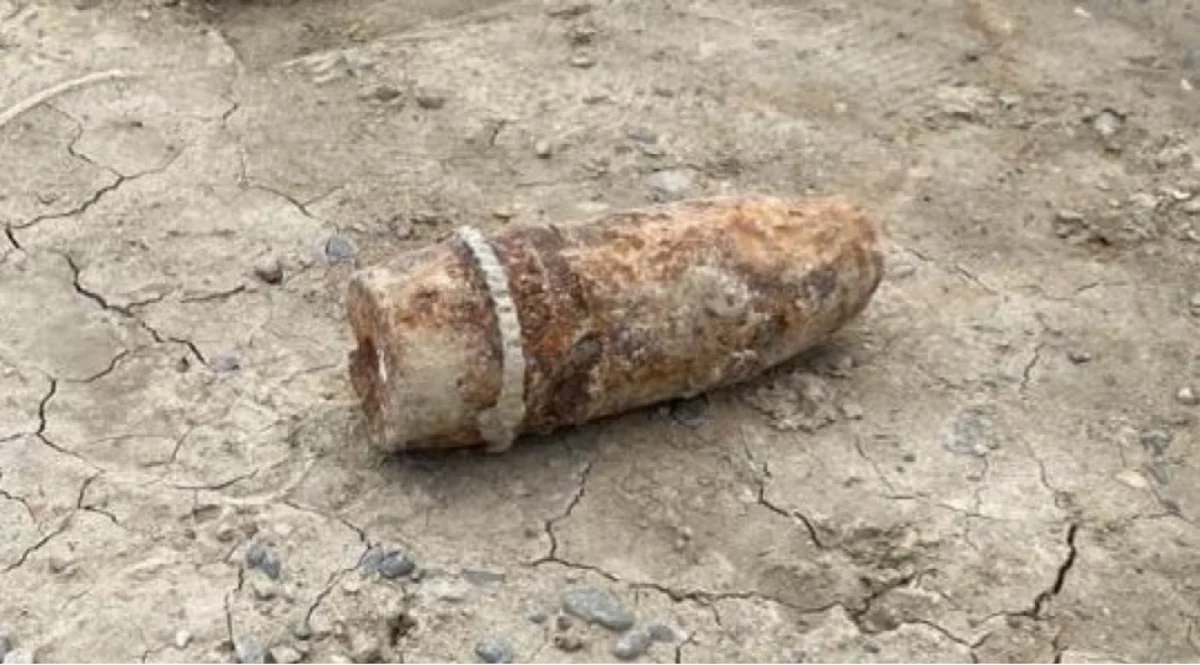 Sumqayıtda partlamamış top mərmisi tapılıb