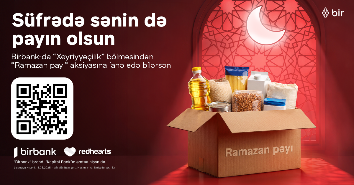 Qırmızı Ürəklər Fondundan Ramazan ayında həmrəylik çağırışı
