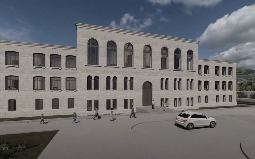 Şuşa Real Məktəbi belə olacaq - VİDEO