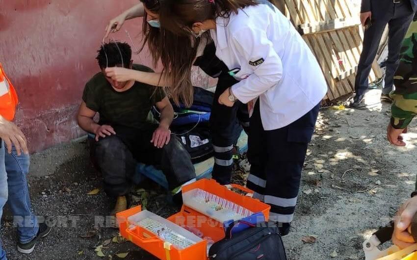 Bakıdakı güclü yanğında FHN-in 2 əməkdaşı xəsarət alıb