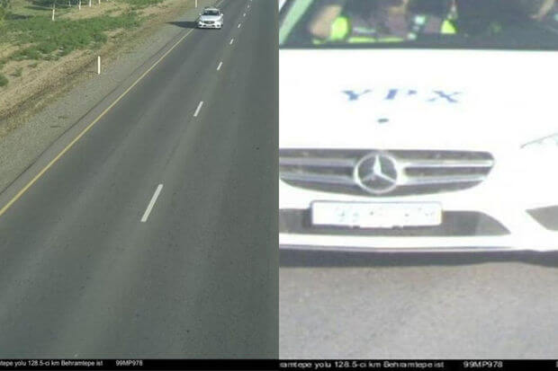 Radara düşən YPX avtomobilinin cəriməsi başqasına gəldi - FOTO