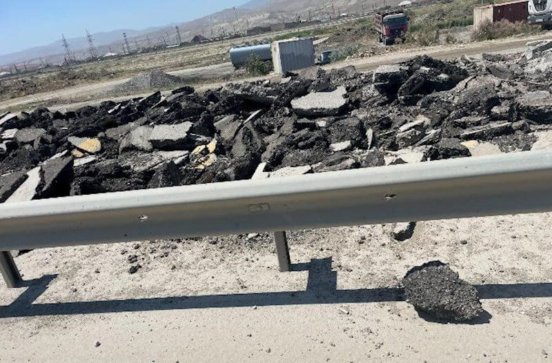 Azərbaycanda 641 milyon manata başa gələn yol dağıdıldı - FOTO