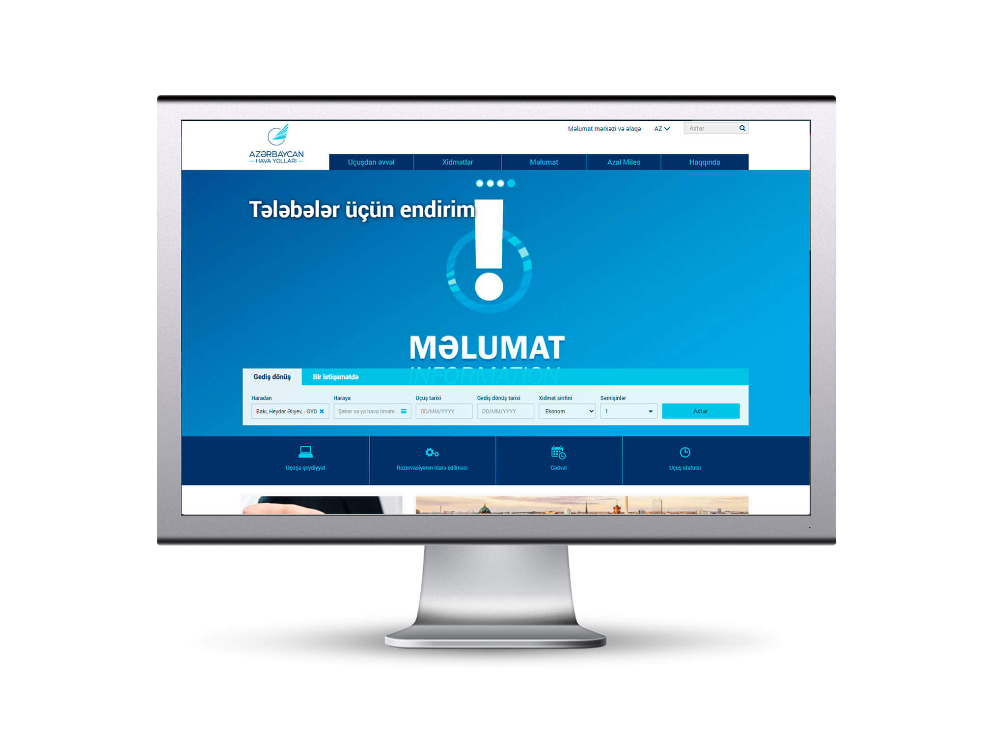 AZAL-dan deputata cavab: Bakıdan Naxçıvana biletləri saytımızdan alın!