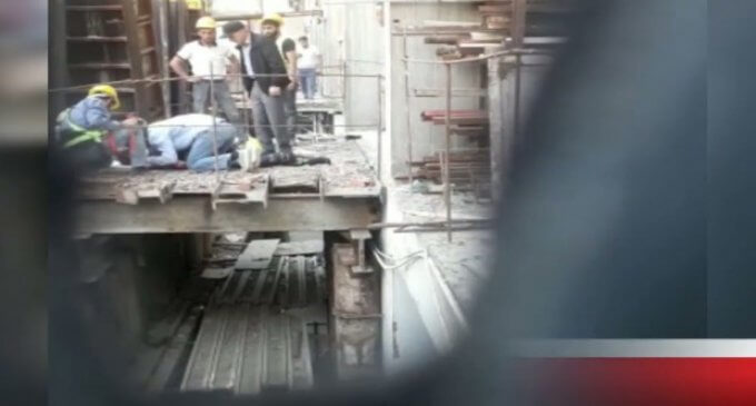 "Melissa Group”un tikdiyi binada ölən fəhləyə görün nə etdilər - VİDEO