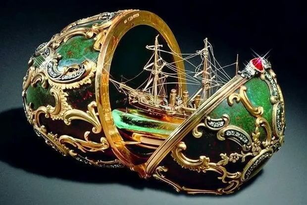 Rusiyalı milyarderin həbs qoyulan yaxtasından “Faberje yumurtası” tapıldı - FOTO