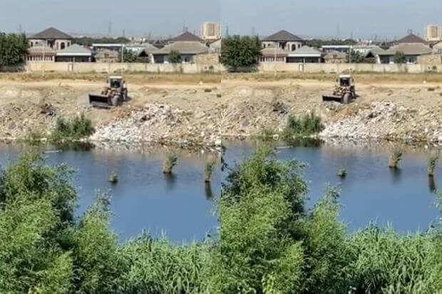Bakıda qeyri-adi təmizlik üsuluna İcra Hakimiyyətindən cavab