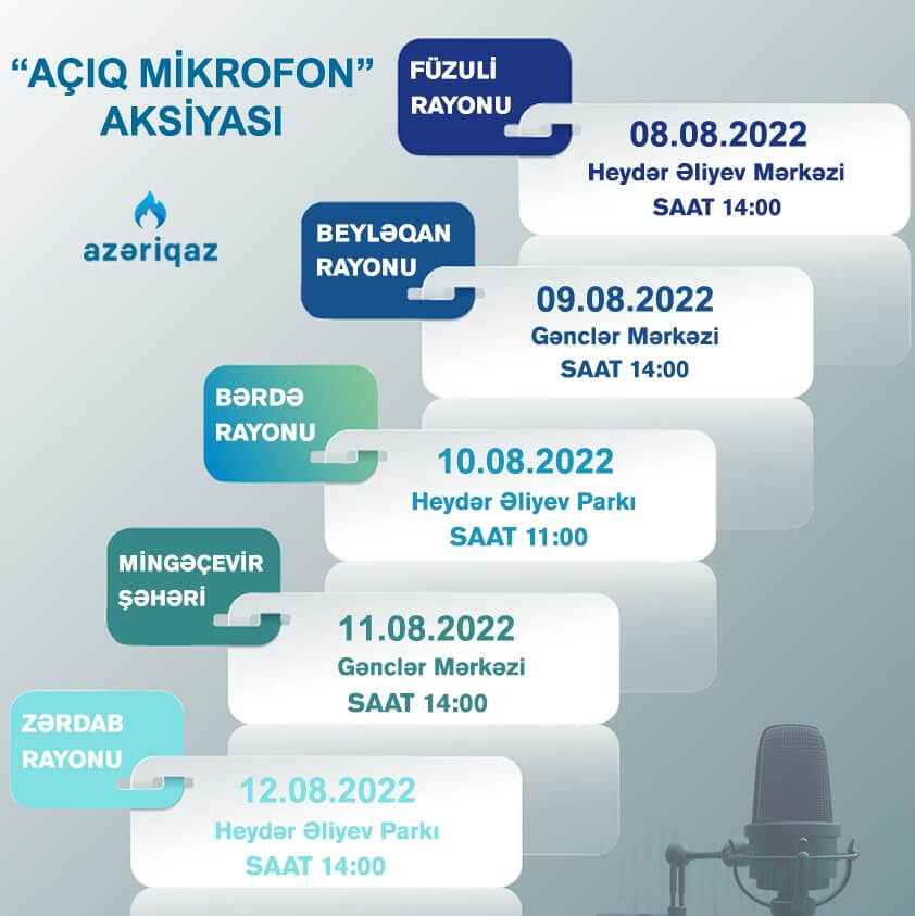 "Azəriqaz"ın "Açıq mikrofon" aksiyaları davam edir