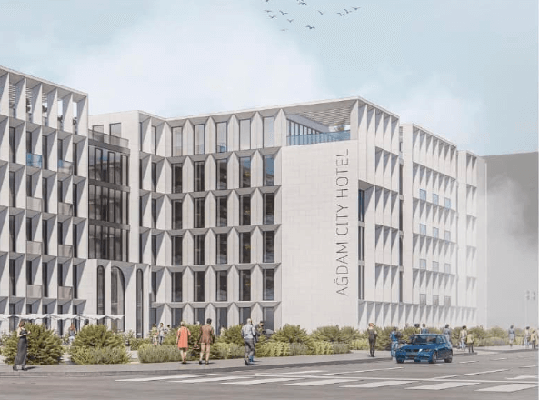 “Ağdam City Hotel” belə olacaq - FOTO