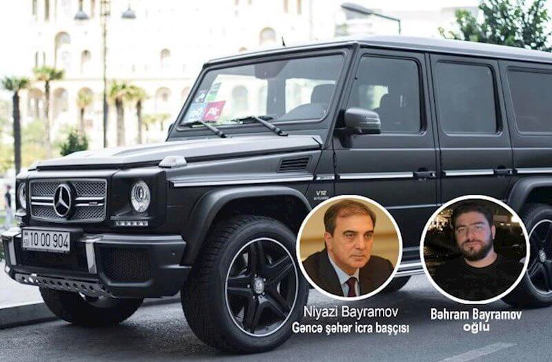 Gəncənin icra başçısının oğlunun 2 milyon manatlıq maşın kolleksiyası - FOTO