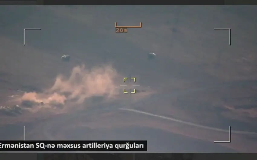 Ermənistan ordusunun mövqelərinin məhv edilməsinin yeni görüntüləri - VİDEO