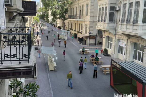 Bu küçə yalnız piyadalar üçün olacaq