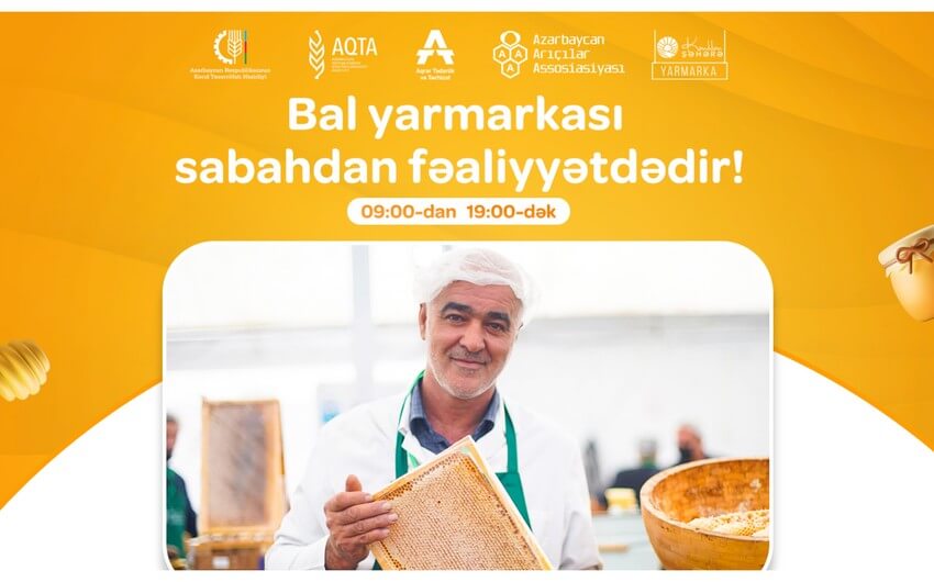 Sabahdan Bakıda bal yarmarkası başlayır